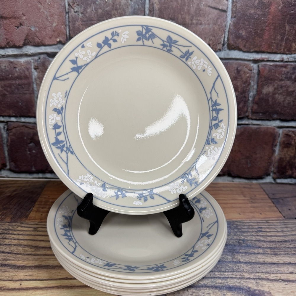 8 Corelle First of Spring Bread Butter Plates Dessert  Country Farmhouse 90s Set